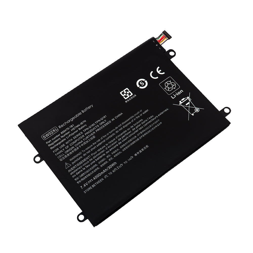 859517-855 859470-1B1 Battery for HP X2 210 G2 Notebook X2 10-P 10-P018WM Series Laptop SW02XL HSTNN-IB7N HSTNN-LB7N SW02032XL TPN-Q180 TPN-Q181 [7.4V/7.7V] Compatible Battery