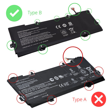 HP YB06XL 928372-856 Spectre X360 15-CH 15-CH0XX 15-CH011DX 15T-CH000 15-CH002TX 15-CH013TX 15-CH010TX 15-CH034NG CH040NZ [11.55V] Laptop Battery Replacement