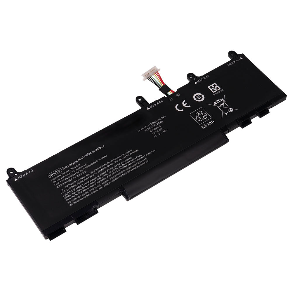 HP ZBook Firefly 14 G9 series HP ZBook Firefly 14 G10 series Split X2 13-M000 Series Laptop Battery WP03XL M73466-005 L78555-005 HSTNN-OB2J M64305-421 HSTNN-LB8W [11.4V/11.58V] Compatible Battery