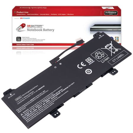HP Chromebook 14-DB0043wm 14-DB0020nr 14-DB0050nr 14-CA 14-DB Series Laptop Battery GB02XL L42583-005 L42550-541 HSTNN-UB7M 917725-855 HSTNN-DB7X L42550-271 HSTNN-IB8W [7.7V] Compatible Battery