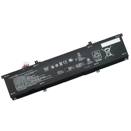 Front view of compatible laptop battery label for HP Envy 16-H0000CL H0000NC H0000NA H0000NE H0000NF H0000NH H0000NI H0000NK