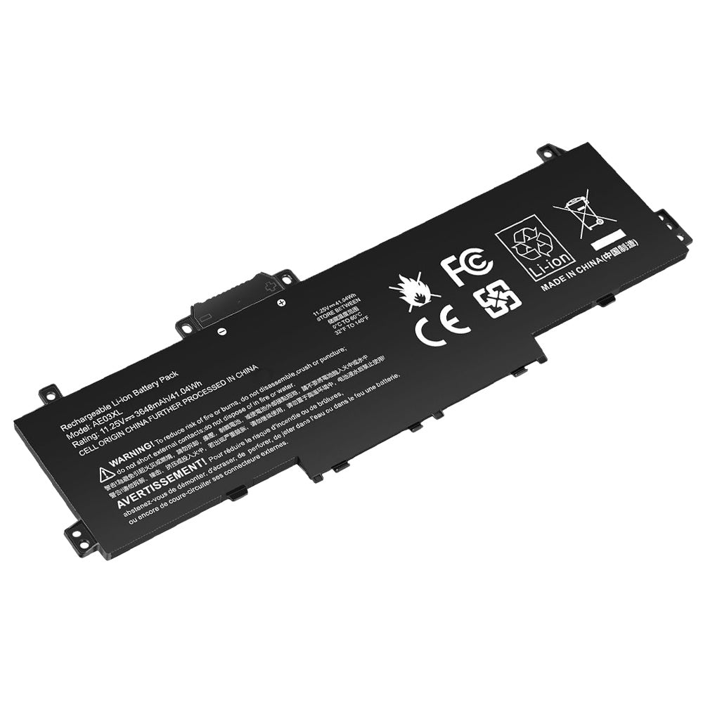 Front view of TPN-IB0R TPN-DB1N TPN-DB1M compatible laptop battery for HP 245 246 250 255 256 G10 14-EE 14-EM 14-EP 15-FC 15-FD
