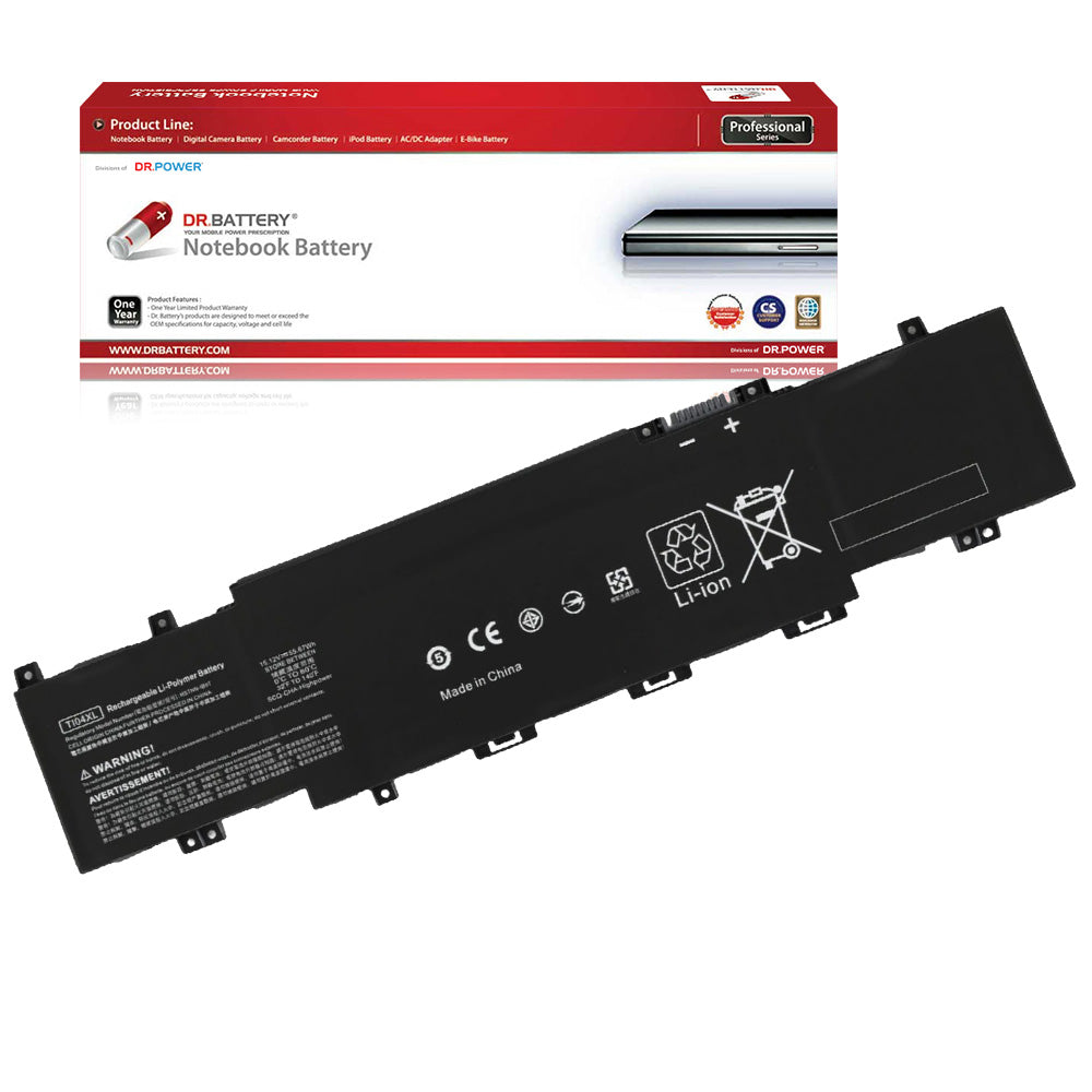 TI04XL compatible laptop battery for HP Envy 17-CH000 17m-CH000 17t-CH000 with DrBattery packaging