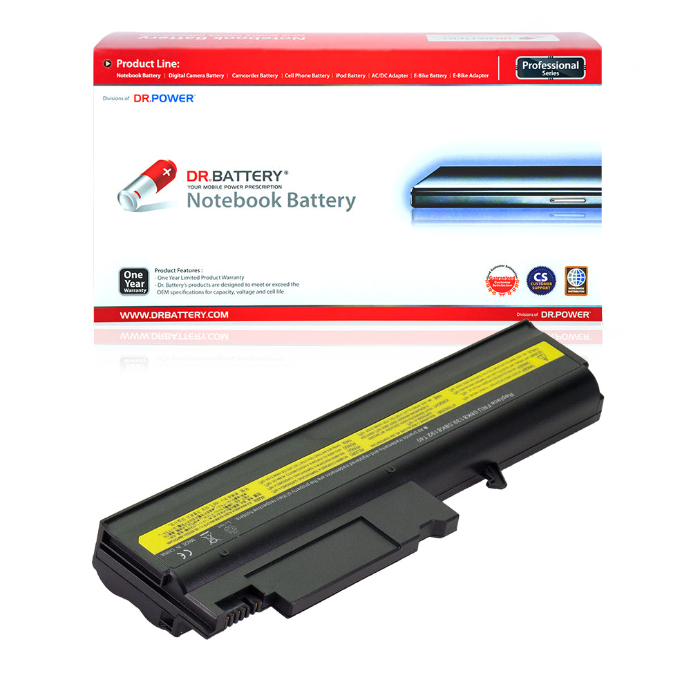 IBM ThinkPad T40 T41 T42 T43 T40p T41p T42p T43p Series Laptop Battery 08K8193 92P1074 92P1075 92P1058 92P1068 08K8214 92P1087 08K8197 08K8192 [10.8V] Compatible Battery