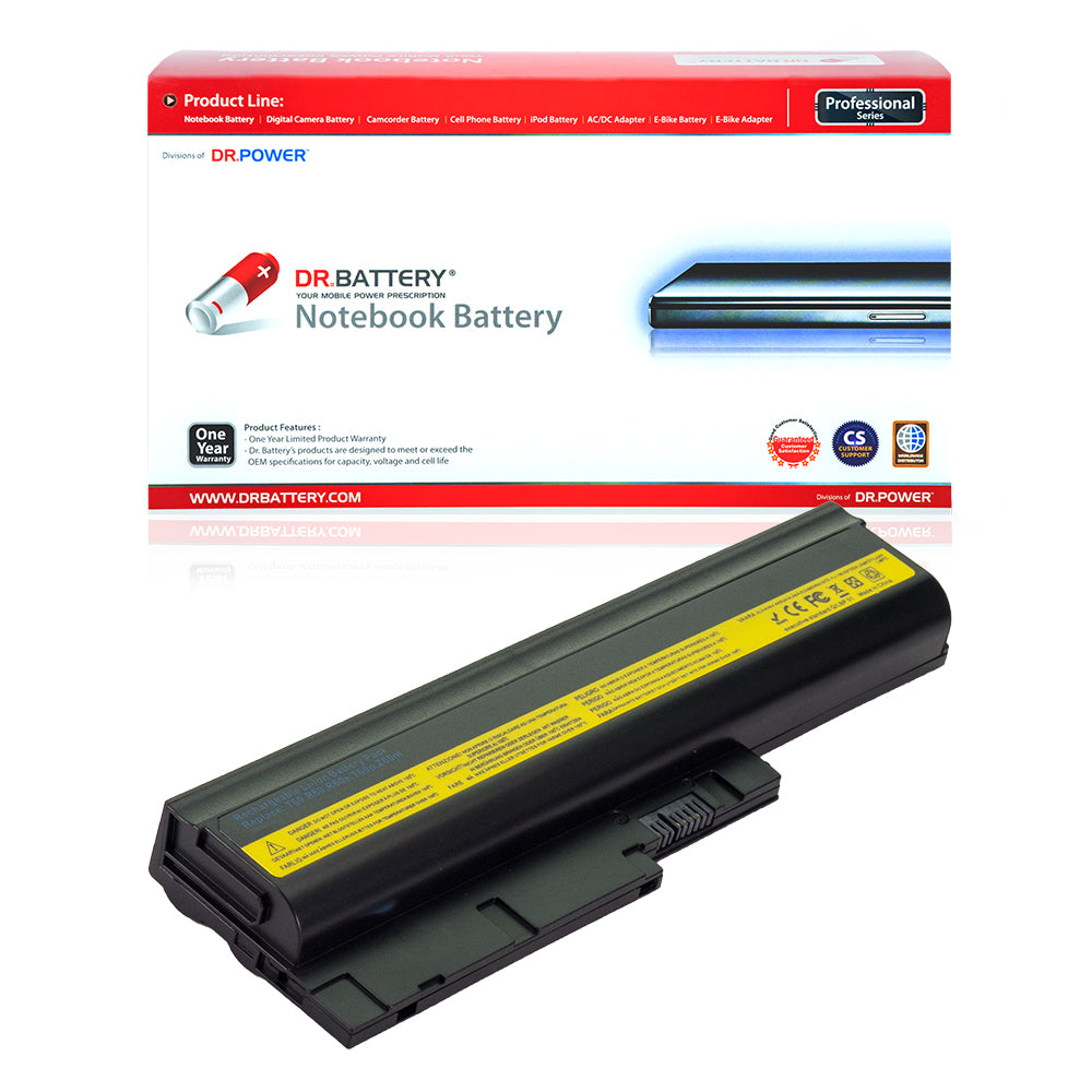 IBM Lenovo ThinkPad Elite SL300 SL400 SL500 Series Laptop Battery 92P1131 92P1133 92P1141 40Y6799 42T4504 42T4621 92P1141 42T4623 42T4651 42T4670 42T5233 42T4504 92P1140 [10.8V] Compatible Battery - 4400mAh / 48Wh