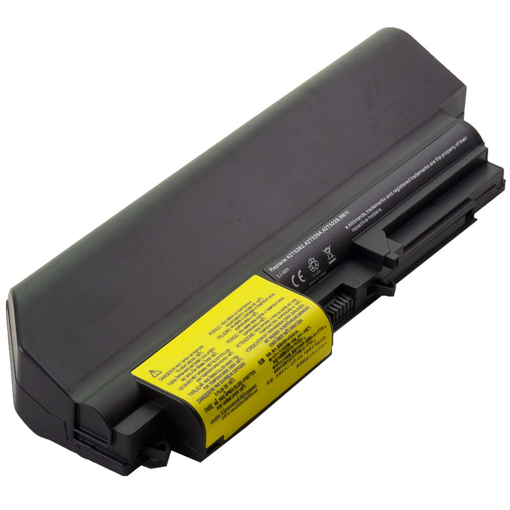 IBM ThinkPad T400 7417 ThinkPad R400 41U3198 42T4531 42T467742T5225 41U3197 42T5262 [10.8V / 71Wh] Laptop Battery Replacement