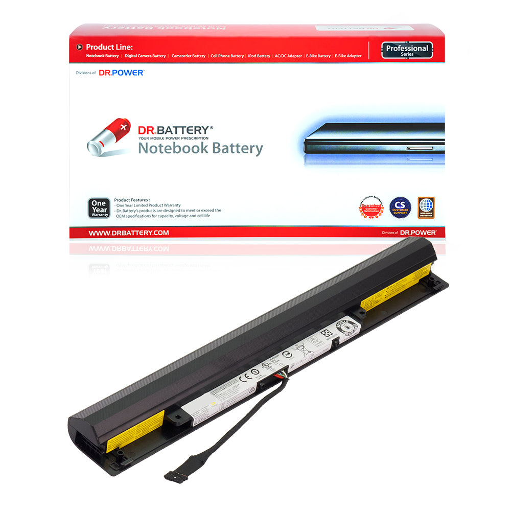 L15L4A01 L15L4E01 Battery for Lenovo Ideapad 100-14IBD 100-15IBD 110-15ISK 110-17ACL 110-17IKB 300-15ABM Ideapad 300-15IBR 300-15IBY 300-15IBR 300-15IBY 300-15IBY 300-15ISK 300-17ISK Seires Laptop L15S4A01 L15M4A01 41NR19/65 [14.4V] Compatible Battery