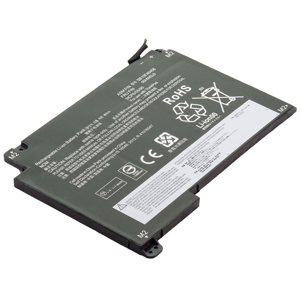 Lenovo 00HW020 ThinkPad Yoga 460 P40 Yoga Series SB10F46459 SB10F46458 00HW021 [11.4V / 53Wh] Laptop Battery Replacement