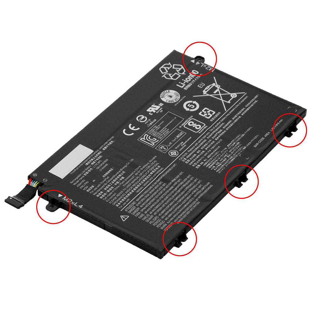 Lenovo L17C3P51 L17M3P52 ThinkPad E480 E490 E485 E495 E580 E585 E590 E595 E590 E14 E15 L17L3P51 01AV445 SB10K97606 SB10K97608 01AV447 01AV448 [11.1V] Compatible Laptop Battery