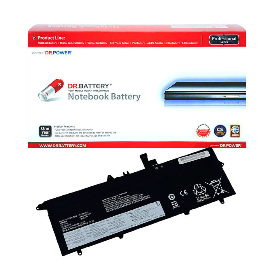 L18C3PD2 L18M3PD2 Battery for Lenovo ThinkPad T490s 20NX 20NY Series ThinkPad T495s 20QJ 20QK Series ThinkPad T14s Gen 1 20T0 20T1 20UH 20UJ Series Laptop L18M3PD1 L18L3PD1 02DL014 02DL013 5B10W13955 5B10W13909 [11.52V] Compatible Battery
