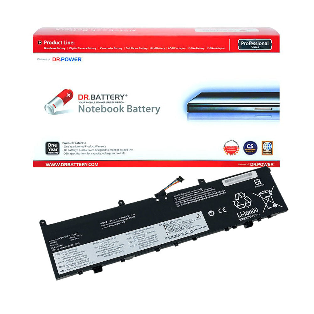 Lenovo ThinkPad P1 2nd Gen Series Lenovo ThinkPad P1 Gen2 Series Laptop Battery L17C4P72 01YU911 L18M4P71 5B10W13953 5B10W13900 SB10Q76929 5B10V98091 [15.36V] Compatible Battery