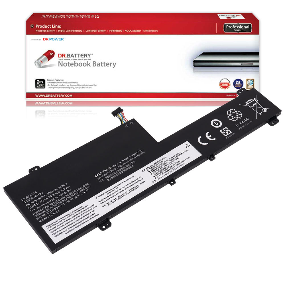 5B10X49073 Battery for Lenovo IdeaPad Flex 5-14IIL05 Flex 5-14ITL05 Flex 5-14ARE05 Flex 5-14ALC05 Flex 5-15IIL05 Flex 5-15ITL05 Flex 5-15ALC05 Series Laptop L19L3PD6 L19M3PD6 L19C3PD6 L19D3PD6 SB10X49078 5B10X49077 [11.4V/11.55V] Compatible Battery