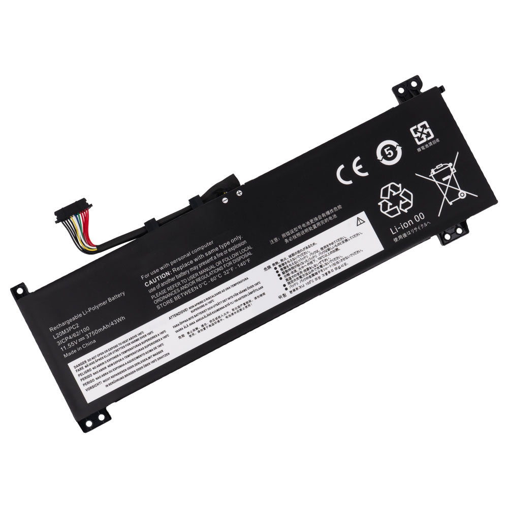 Lenovo L20M3PC2 L20C3PC2 L20D3PC2 Battery for Lenovo IdeaPad Gaming 3i 3-15ACH6 3-15IHU6 Legion 5-15ITH6H 5-15ITH6 5-15ACH6H 5-15ACH6 Series SB11B96716 SB11B96717 SB11B96720 [11.52V/11.55V] Compatible Battery
