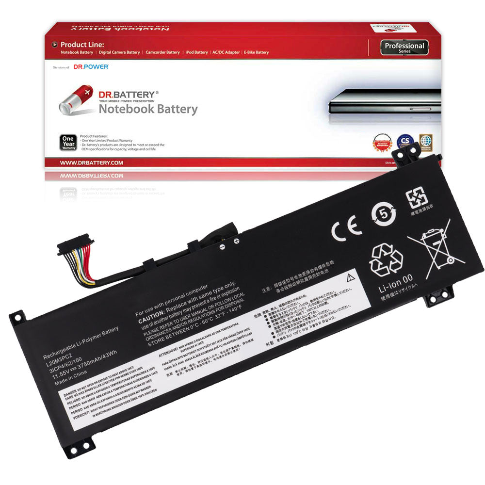 Lenovo L20M3PC2 L20C3PC2 L20D3PC2 Battery for Lenovo IdeaPad Gaming 3i 3-15ACH6 3-15IHU6 Legion 5-15ITH6H 5-15ITH6 5-15ACH6H 5-15ACH6 Series SB11B96716 SB11B96717 SB11B96720 [11.52V/11.55V] Compatible Battery
