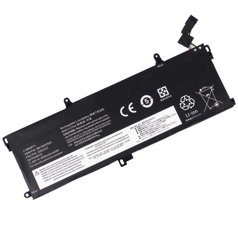 5B10W13913 5B10W13914 Battery for Lenovo ThinkPad P15s Gen 1 Gen 2 Series Lenovo ThinkPad T15 Gen 1 Gen 2 Series Lenovo ThinkPad T590 P53s Series Laptop L18M3P71 02DL012 L18L3P71 02DL011 SB10W51930 5B10W51832 [11.52V/11.55V] Compatible Battery
