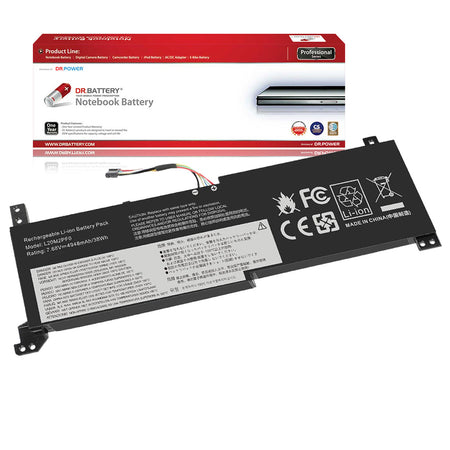 L20L2PF0 compatible laptop battery for Lenovo IdeaPad 3 14ADA6 15ADA6 17ADA6 K14 S14 V14 V15 V17 with DrBattery packaging