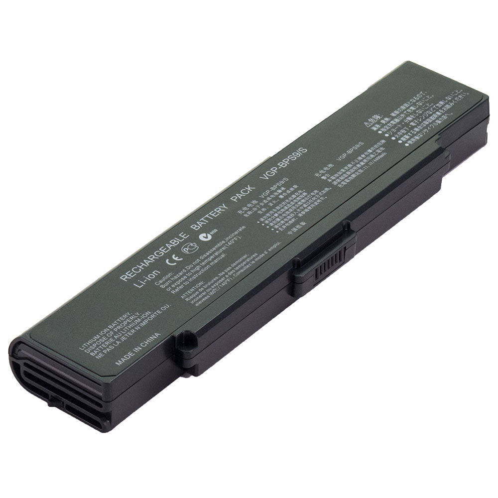 Sony VGP-BPS9 VAIO PCG VGN-AR VGN-NR VGN-SZ VGN-CR PCG-7133L VGP-BPS9/B VGP-BPS9/S PCG-5K1L PCG-5G3L BPS9 PCG-5L2L VGN-NR420 PCG-5J2L [11.1V / 49Wh] Laptop Battery Replacement