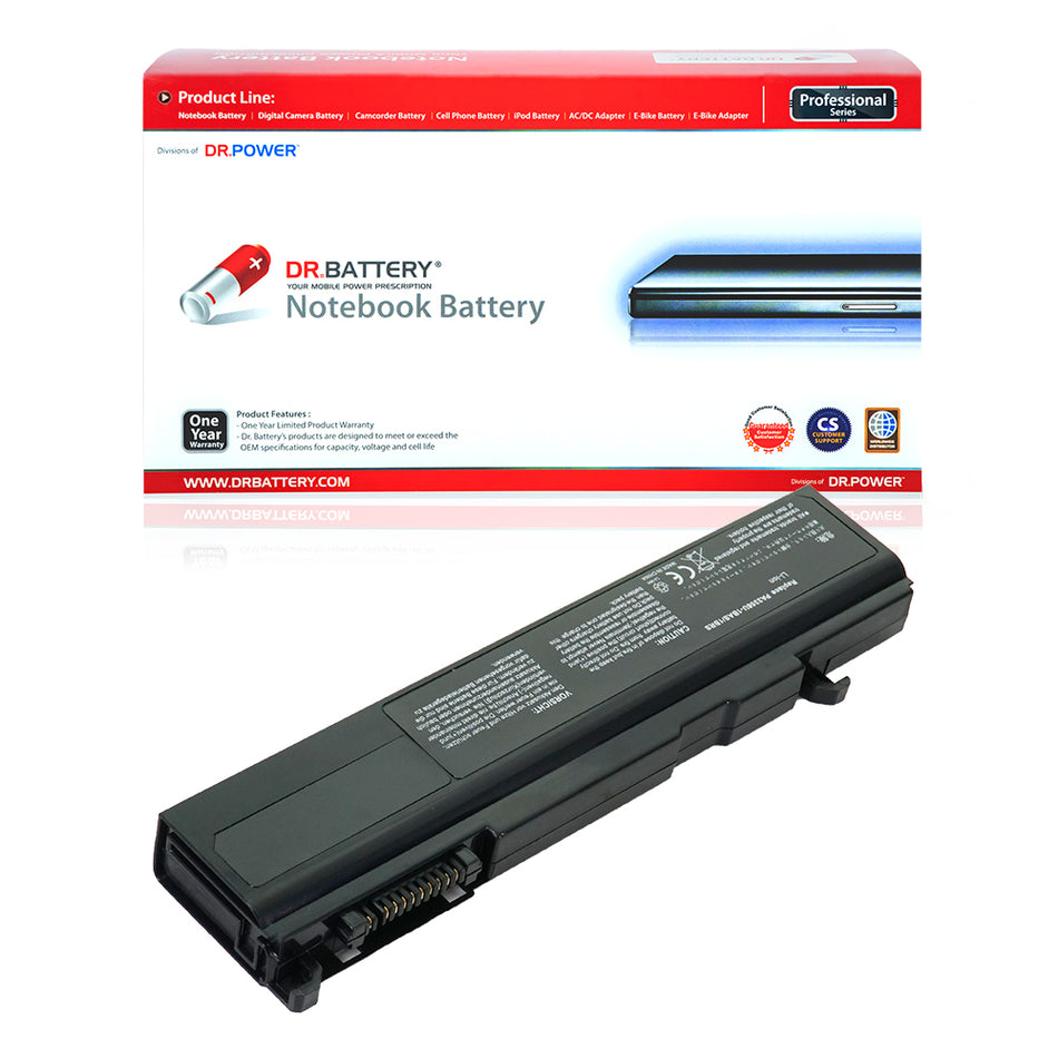 Toshiba PA3587U-1BRS PA3588U-1BRS Battery for Toshiba Dynabook Satellite M10 MX K21 T10 T11 T12 T20 Qosmio F20 Tecra A9 A10 M9 Portege M300 M500 S100 Series PABASO49 PA3456U-1BRS PA3357U [10.8V] Compatible Battery