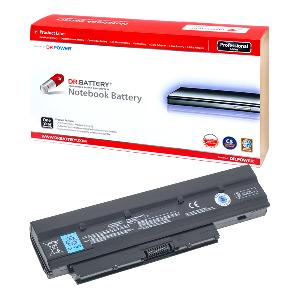 PA3820U-1BAS PA3821U-1BRS PABAS231 Battery for Toshiba Satellite T210 T210D T215D T230 T230D T235 T235D Series Mini NB500 NB505 NB505D NB525 NB525D Series Portege T210 T210D T230 T230D Series Laptop PA3820U-1BRS PA3821U-1BAS [10.8V] Compatible Battery
