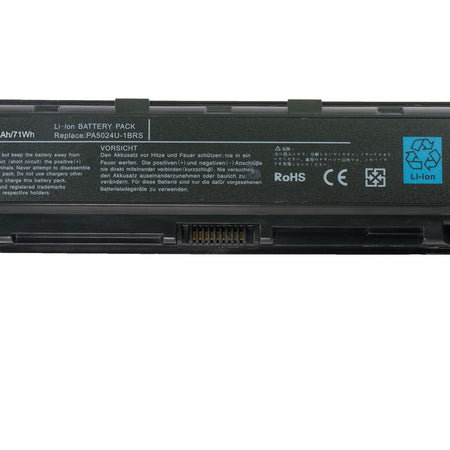 Toshiba Satellite C850 P855 C870 P875 P845T S855 C840D L850D S855D L875D Satellite Pro C800 Series Laptop Battery PA5024U-1BRS PA5026U-1BRS PA5120U-1BRS PA5121U-1BRS PA5024U-1BRS PA5026U-1BRS PABAS262 PA5023U-1BRS PA5025U-1BRS [10.8V] Compatible Battery