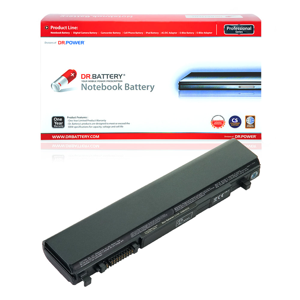 PA5043U-1BRS PABAS250 Battery for Toshiba Tecra R940 R840 Portege R930 R940 R830 R835 R700 R705 R935 Satellite R845 R835 R830 R630 Dynabook R730 R731 R732 R741 R742 Series Laptop PA3832U-1BRS PABAS265 PABAS235 PA3831U-1BRS [10.8V] Compatible Battery