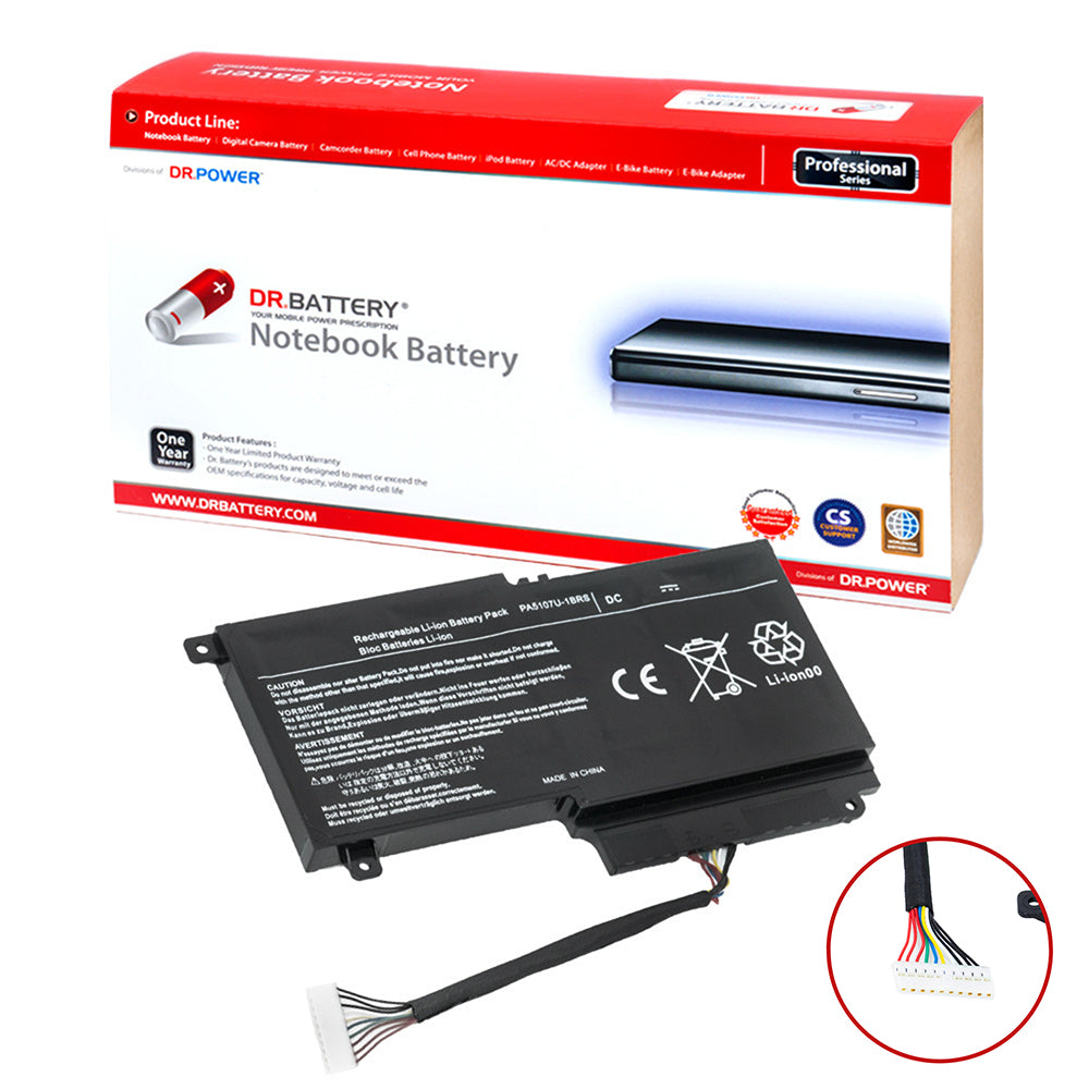 Toshiba Satellite P55 P55-A P55-B P55-C P55T-A P55T-B P55T-C P50 P50T P50T-A Series Laptop Battery PA5107U-1BRS PA5107U-1BAS [14.4V/14.8V] Compatible Battery