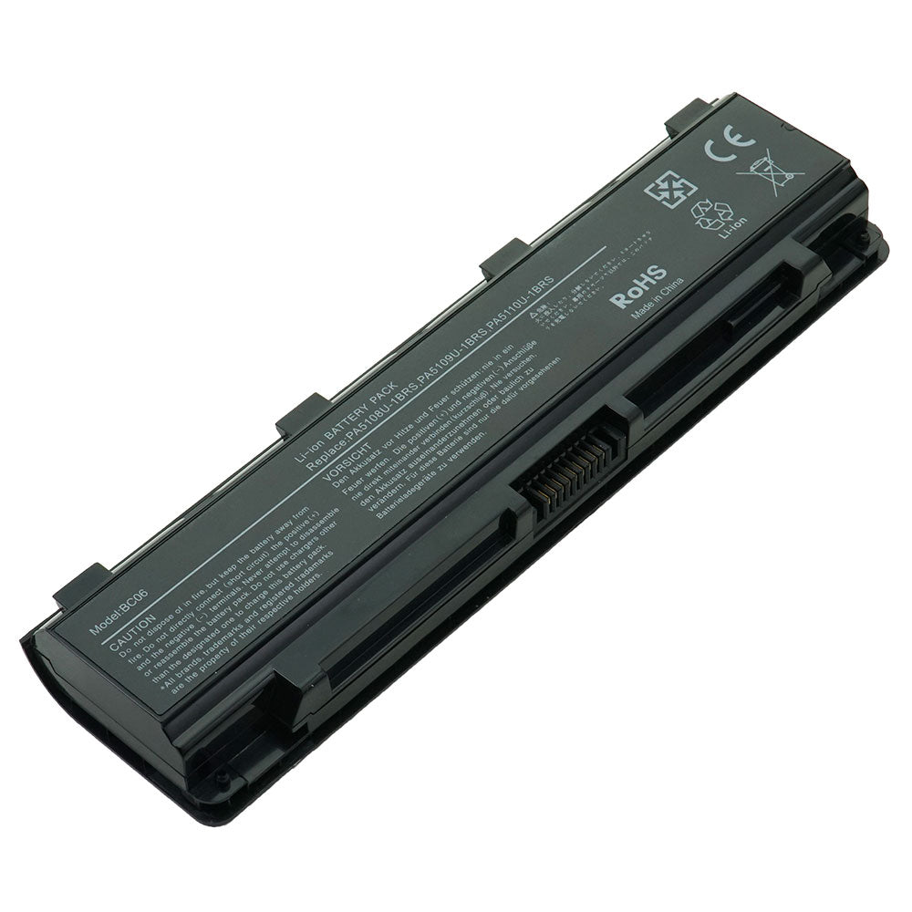 Toshiba Satellite C40 C50 C70 Series PA5108U-1BRS PABAS271 PABAS273 PA5109U-1BRS PABAS272 PA5110U-1BRS Laptop Battery Replacement