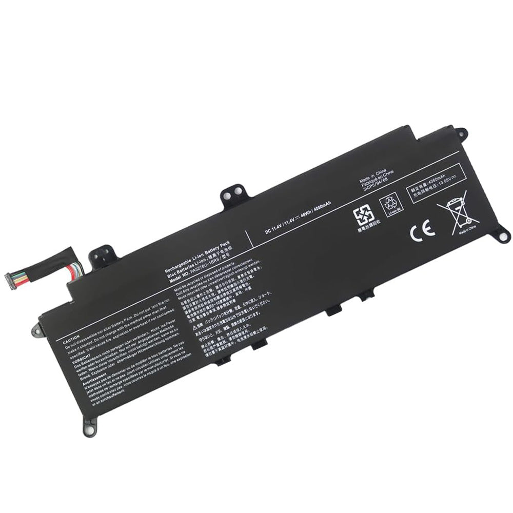 Front view of PA5278U-1BRS compatible laptop battery for Toshiba Tecra X40-D X40-E X40-F
