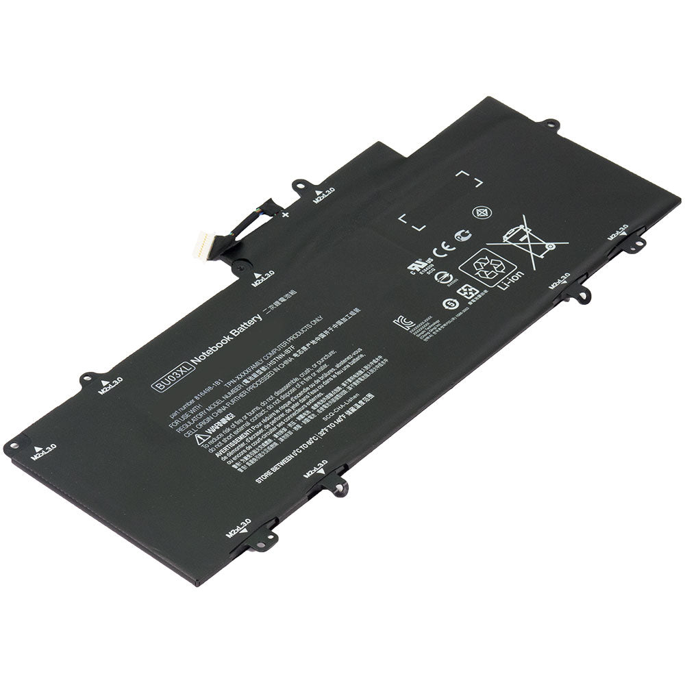 816609-005 HSTNN-IB7F Battery for HP Chromebook 14 G4 Series HP Chromebook 14-ak050nr 14-ak040nr 14-ak020nr 14-ak041dx 14-ak010nr 14-ak060nr 14-ak013dx 14-ak000 Series Laptop BU03XL TPN-Q167 816498-1B1 BU03037XL [11.1V/11.4V] Compatible Battery