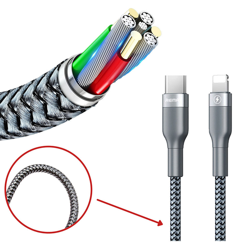 1M 20W USB-C to Lightning Fast Charging Cable
