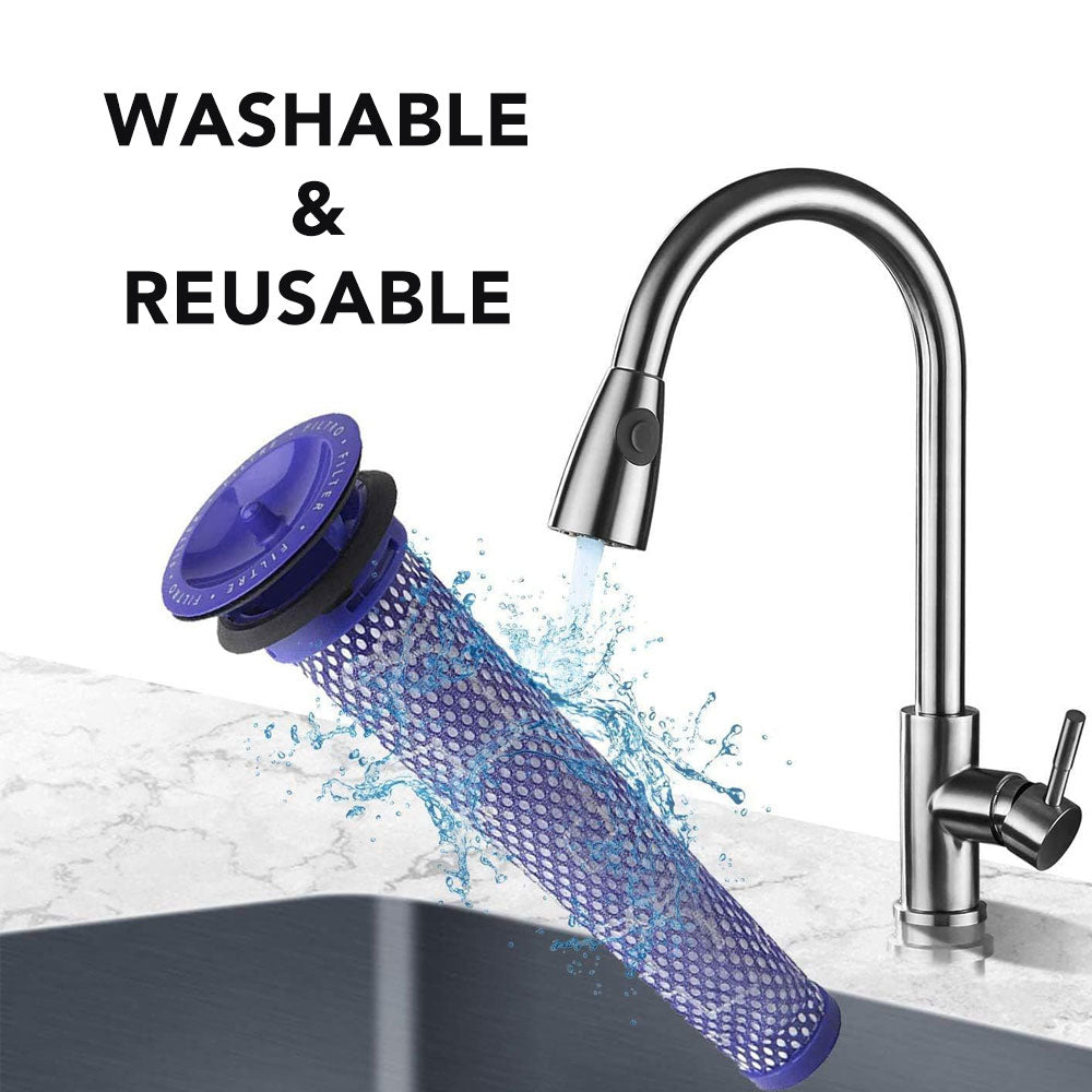 Includes 3 Pack Post Filter and 3 Pre-Filter, 1 cleaning brush. Made of high-strength and nontoxic materials to ensure high performance and a healthier lifestyle.