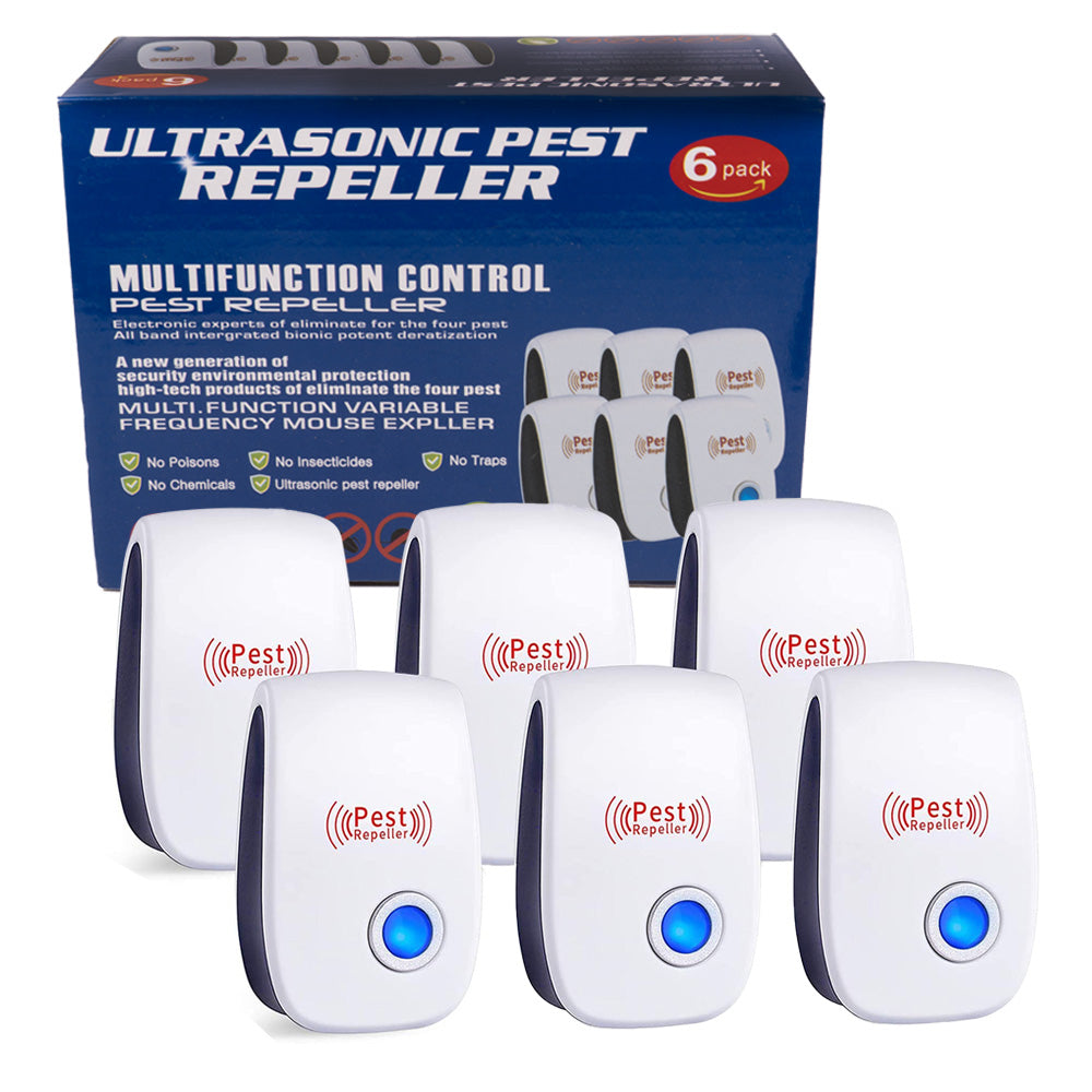 Ultrasound Pest Repellers (6-pack)