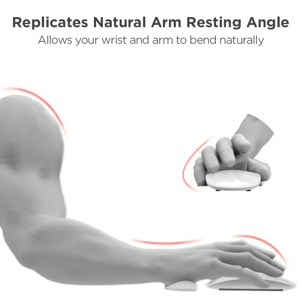 Replicates Natural Arm Resting Angle - Allows your wrist and arm to bend naturally