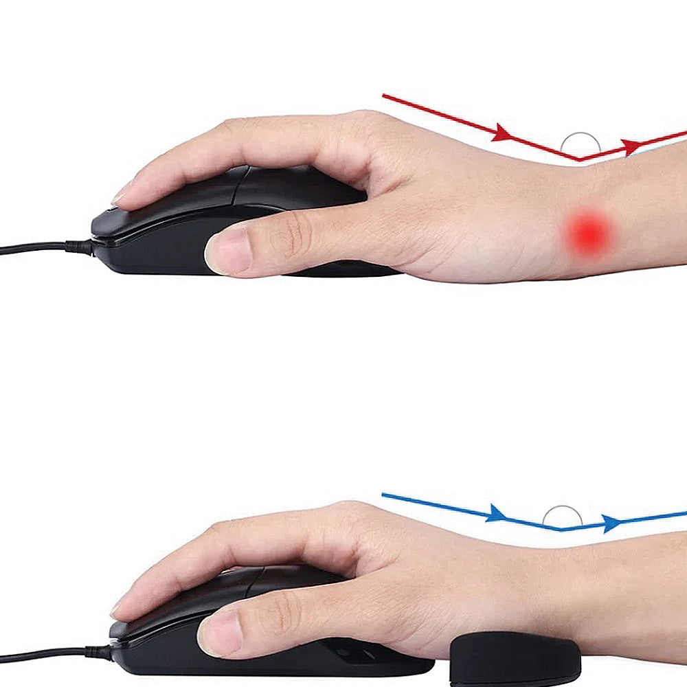 Designed for natural wrist and arm alignment