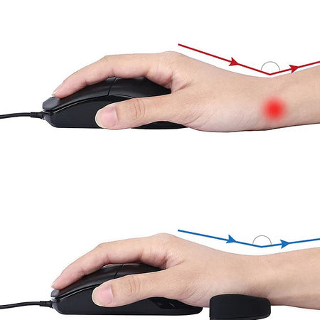 Designed for natural wrist and arm alignment