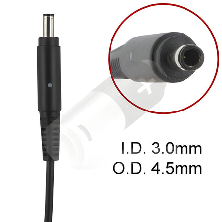 Dell Inspiron 14 3000 3452 3493 Series Laptop Charger AC Adapter Power Cord (19V 3.42A / 4.74A 65W / 90W) Compatible Adapter