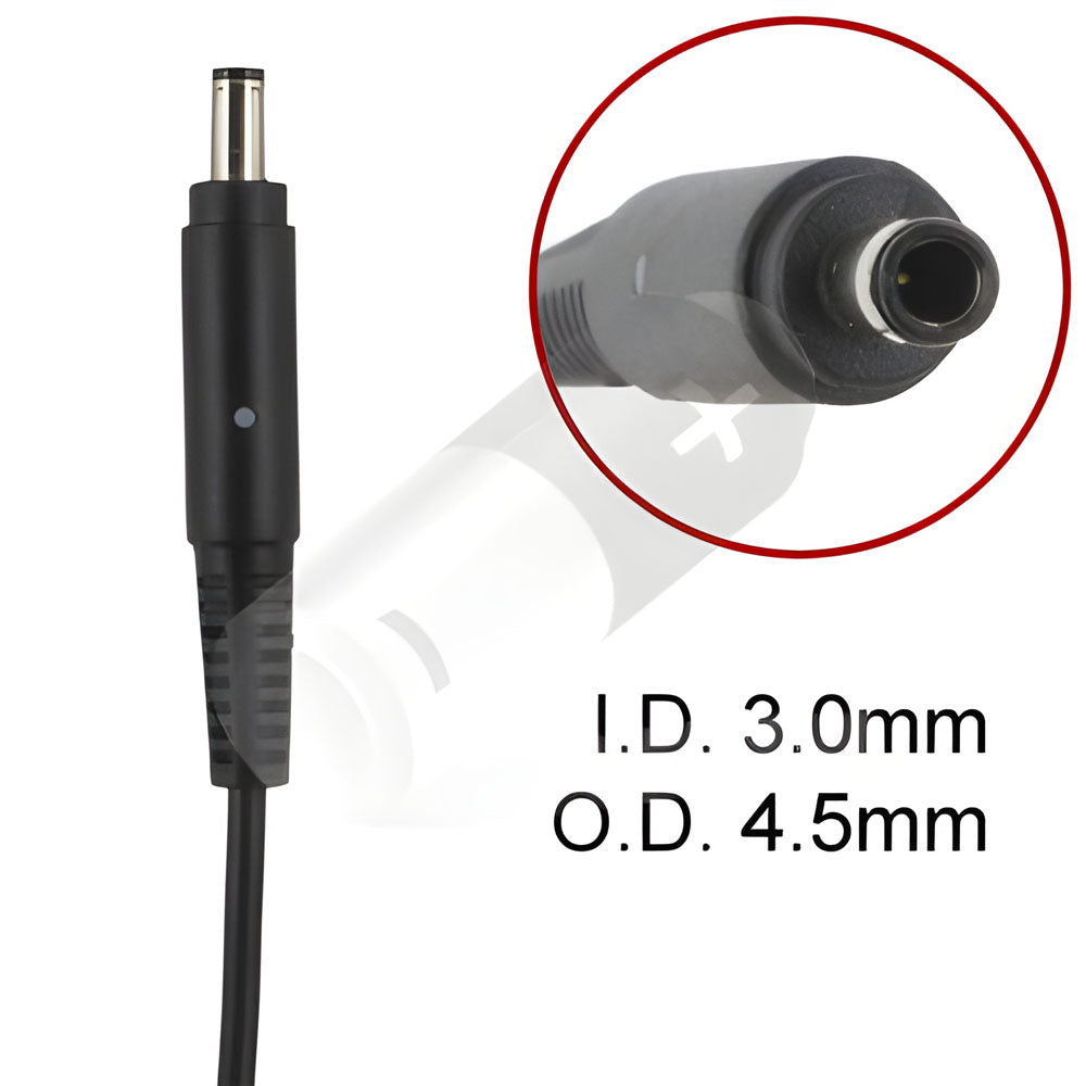 Dell Vostro 5590 Series Laptop Charger AC Adapter Power Cord (19V 3.42A / 4.74A 65W / 90W) Compatible Adapter