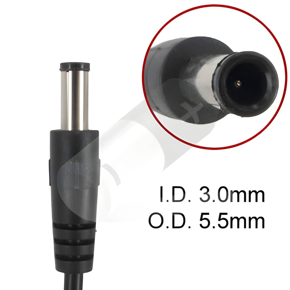 PA-1600-66 AD-6019R AA-PA2N60W CPA09-004A Charger AC Adapter Power Cord (3.0 x 5.5mm) [19V 3.42A 65W] - Compatible Adapter