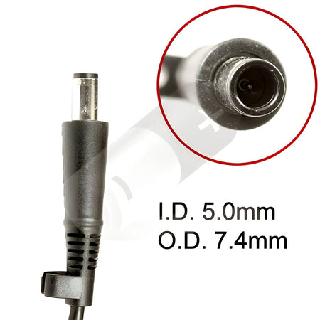 Dell Inspiron 17R N7010 7720 Series Laptop Charger AC Adapter Power Cord (5.0 x 7.4mm) [19V 4.74A 90W] - Compatible Adapter