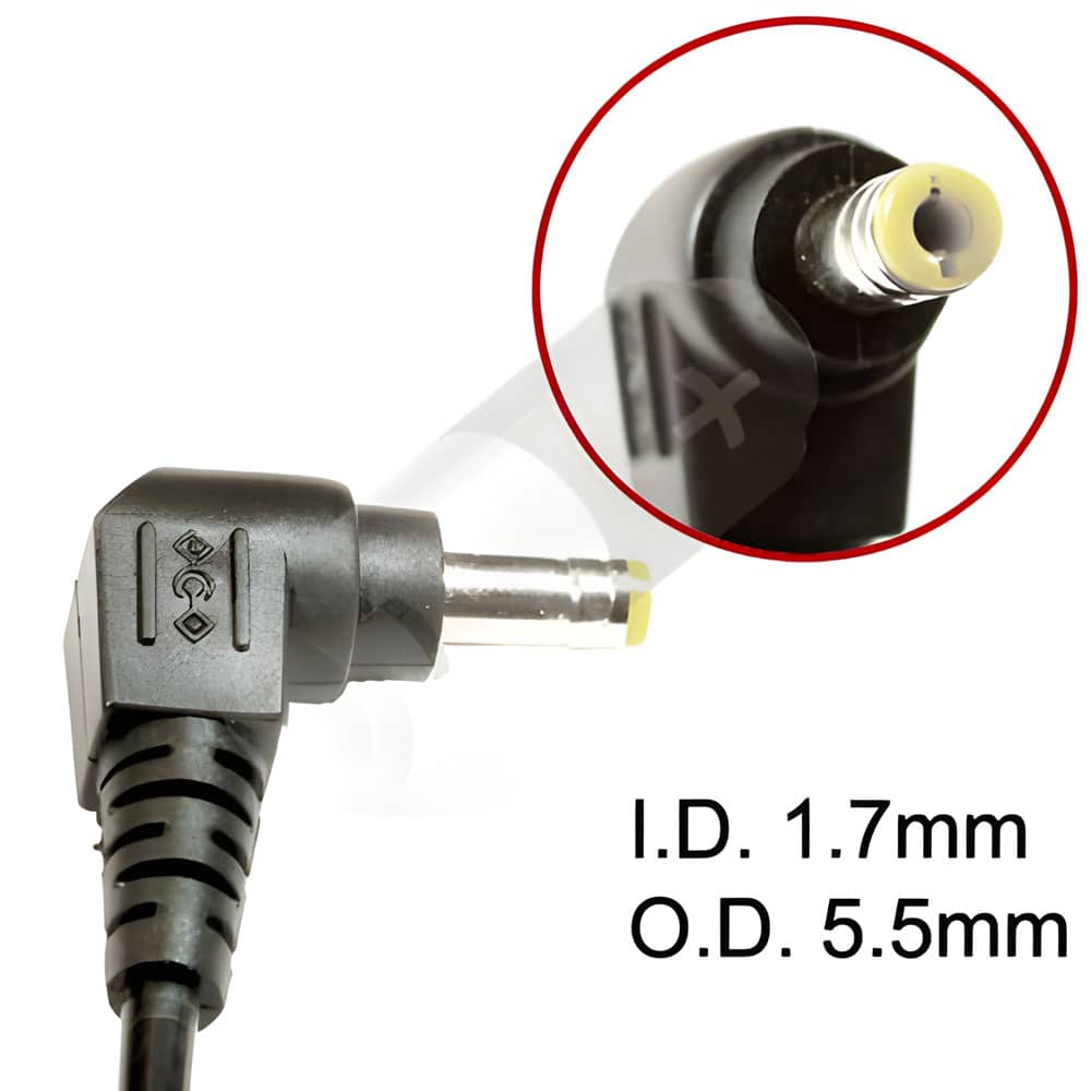 Acer Aspire A517-51G A515-51 A515-51G Series Laptop Charger AC Adapter Power Cord (1.7 x 5.5mm) [19V 3.42A 65W] - Compatible Adapter