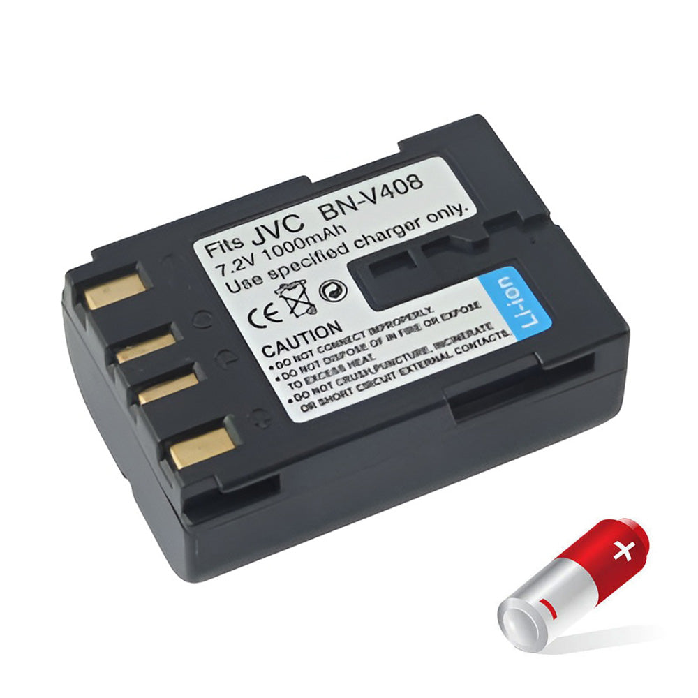 JVC BN-V428U Camcorder Battery for JVC GR-DV1800 DV2000 DV3000 DV4000 DV500 DV700 DV800 DV900 DVA10 DVA20 DVA30 Camcorder [3.6V] Compatible Battery