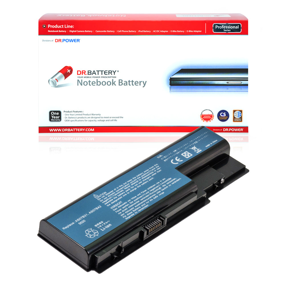 Gateway NV73 NV78 NV79 MC73 MC78 MD24 MD26 MD73 MD78 Series Laptop Battery [11.1V] Compatible Battery
