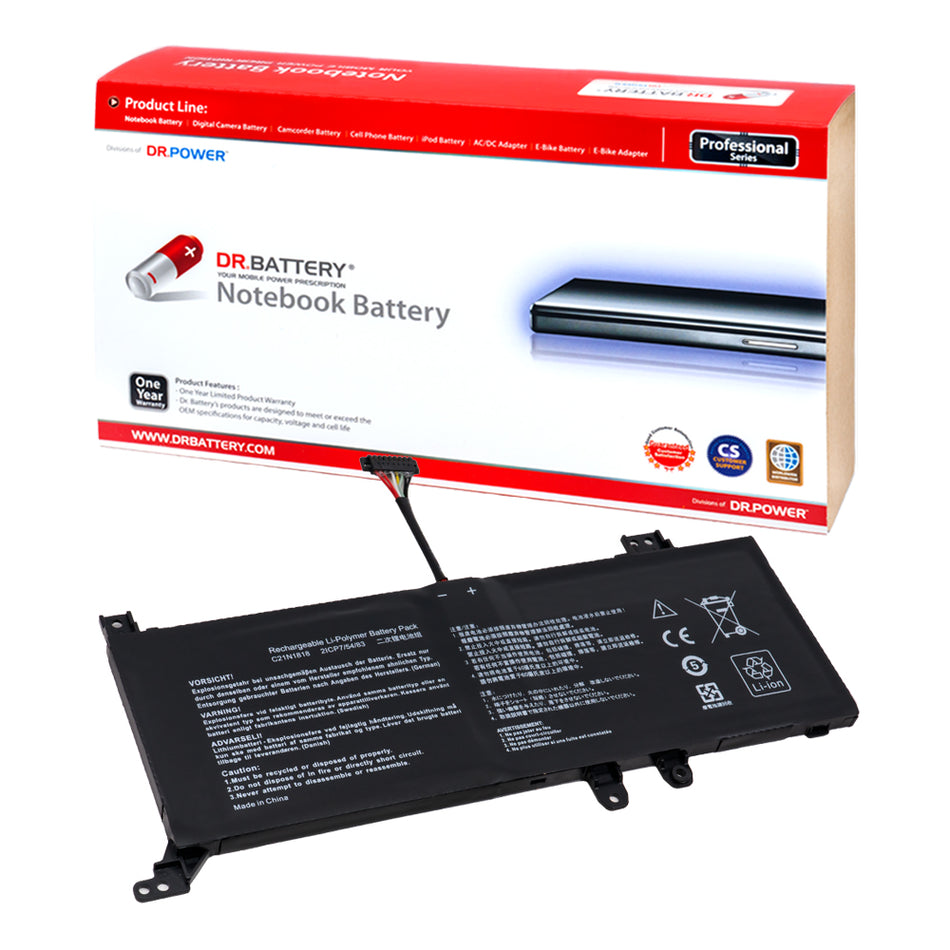 Asus C21N1818-3 Battery for Asus VivoBook 14 F412 X412 A412 Asus VivoBook 15 F512 X512 R564 K512 S512 Series B21N1818 0B200-03280500 [7.7V] Compatible Battery