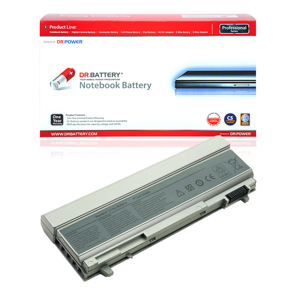 (Adapter Bundling Available) Dell PT434 KY265 Latitude E6400 E6410 E6500 E6510 Precision M4500 M4400 Series W1193 4M529 4N369 451-10583 NM631 FU444 KY470 [11.1V] Compatible Battery