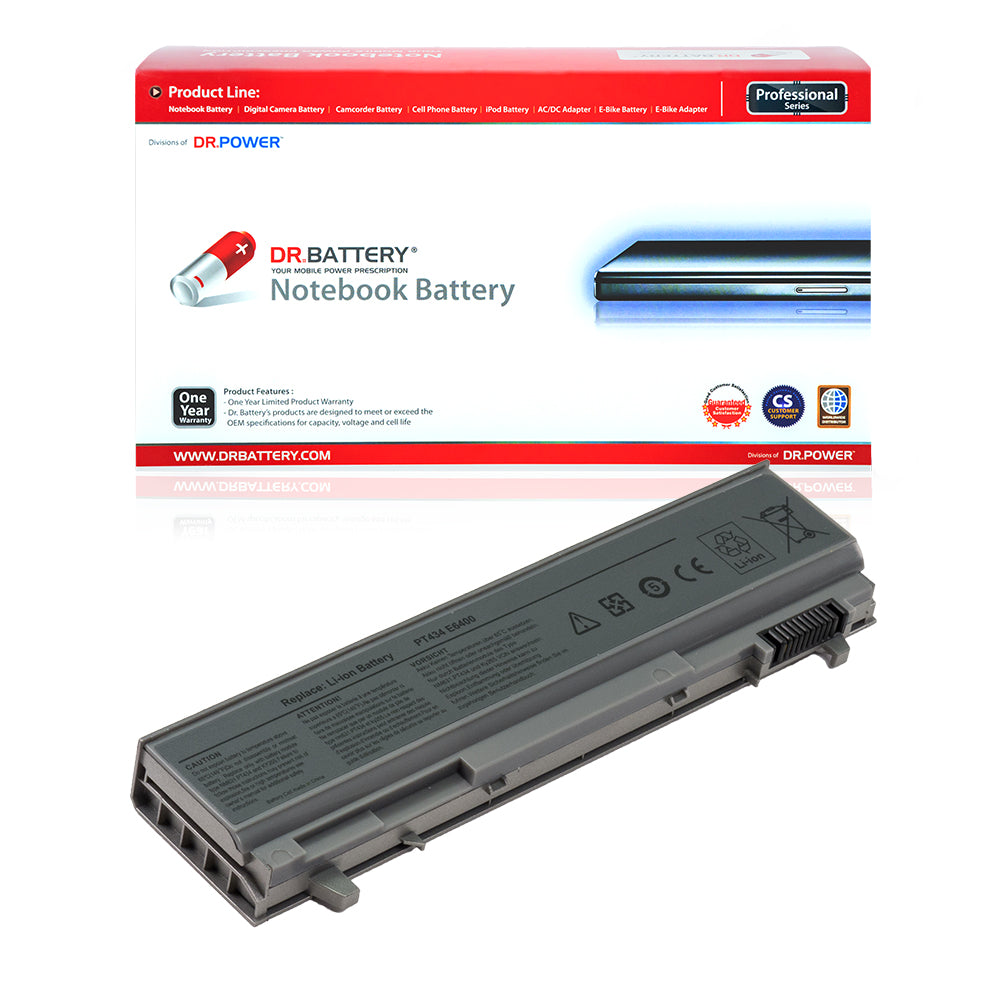 W1193 H1391 Battery for Dell Latitude E6400 E6410 E6500 E6510 Dell Precision M4500 M4400 M2400 Series Laptop PT434 KY265 4M529 4N369 312-0748 NM631 KY266 FU444 KY470 [4400mAh / 49Wh / 11.1V] Compatible Battery