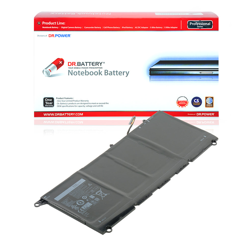 90V7W Battery for Dell XPS 13 9343 9350 13D XPS 13D 13-9343 13-9350 13D-9343 Series Laptop JD25G JHXPY 5K9CP DIN02 0DRRP RWT1R 0N7T6 [7.4V] Compatible Battery